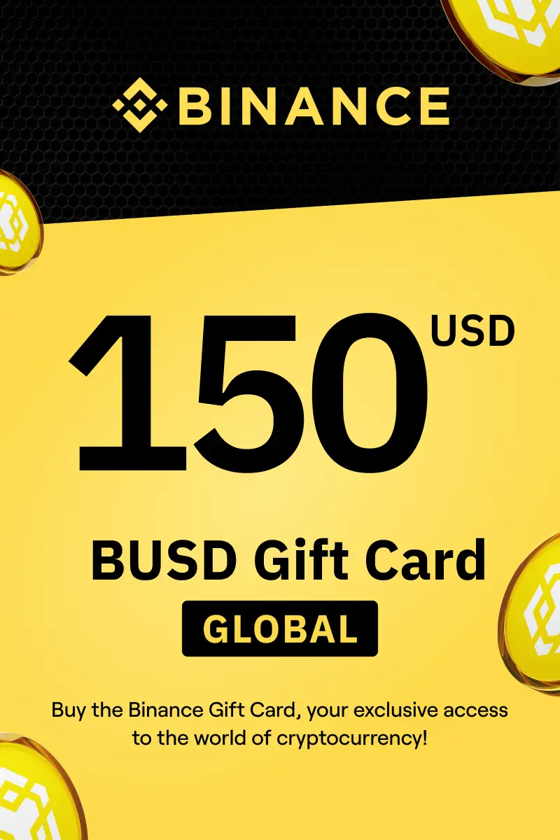 Binance (BUSD) 150 USD Gift Card (Global) - Digital Key