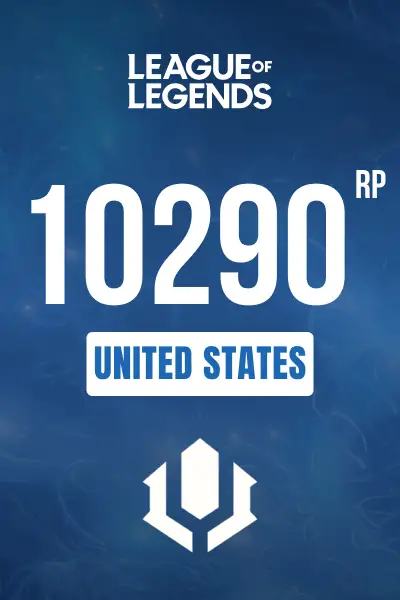 League of Legends - 10290 RP (United States) - Digital Key