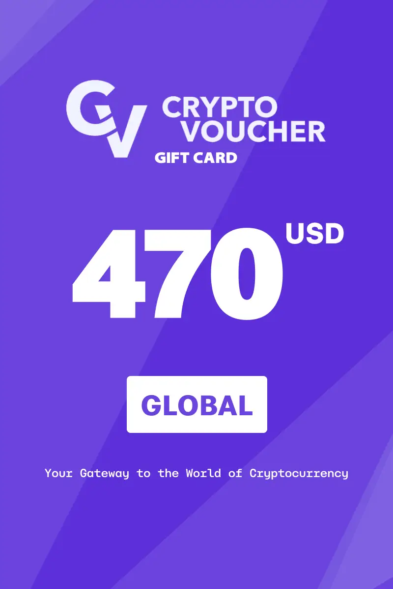 Crypto Voucher 470 USD Gift Card (Global) - Digital Key