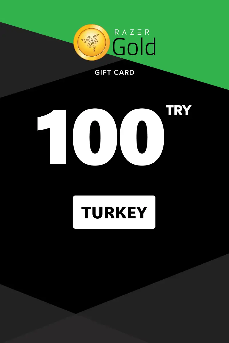 Razer Gold 100 TRY Gift Card (Turkey) - Digital Key