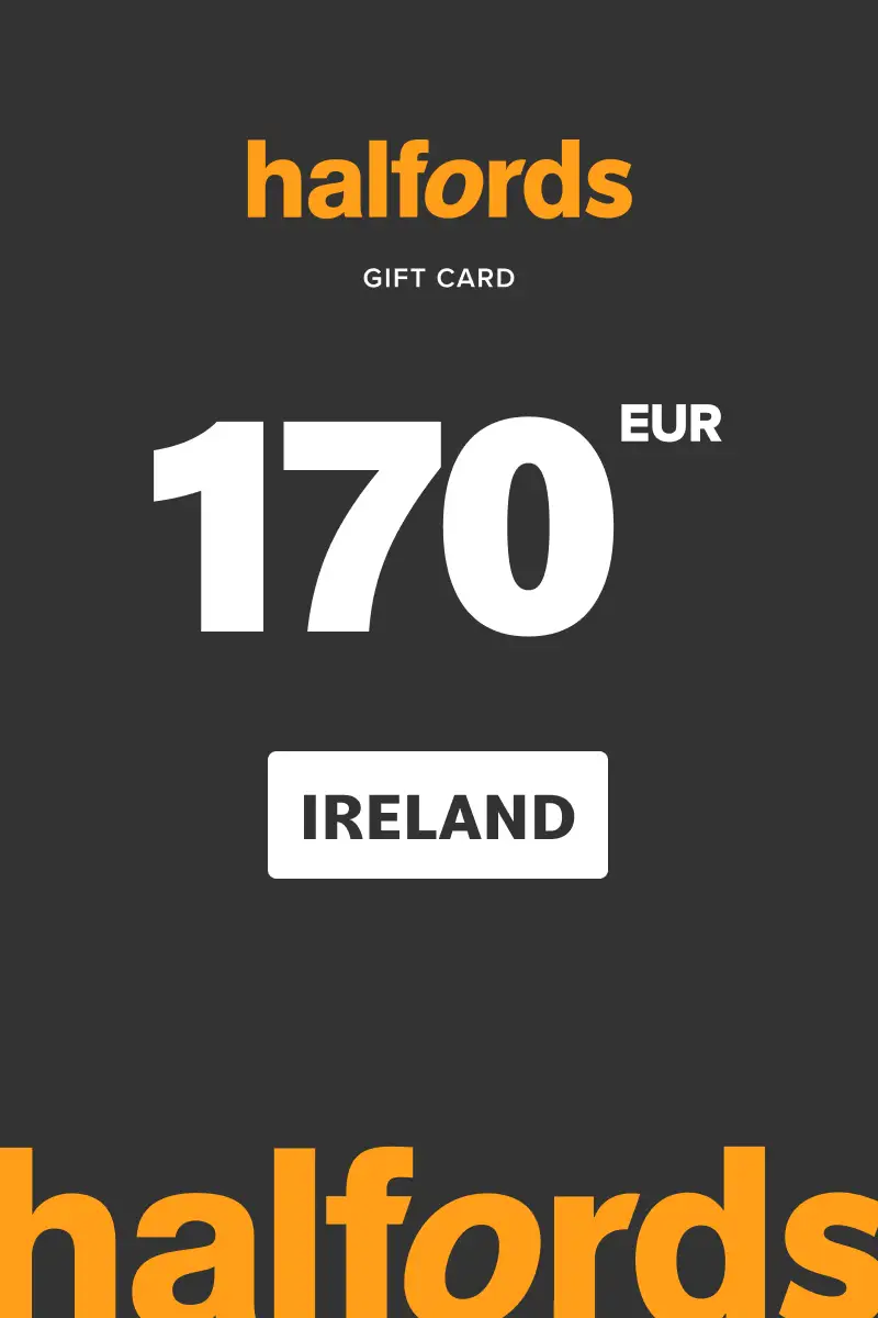 Halfords 170 EUR Gift Card (Ireland) - Digital Key