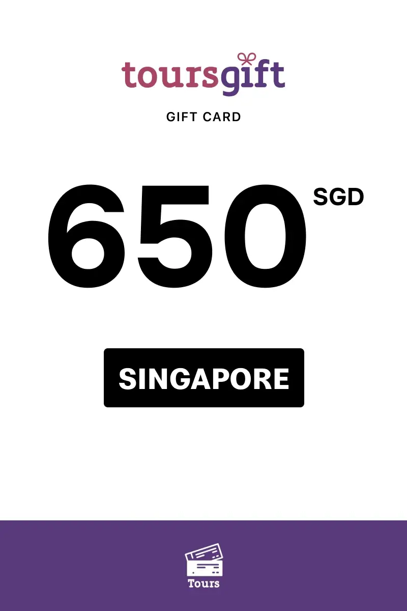 Tours Gift 650 SGD Gift Card (Singapore) - Digital Key