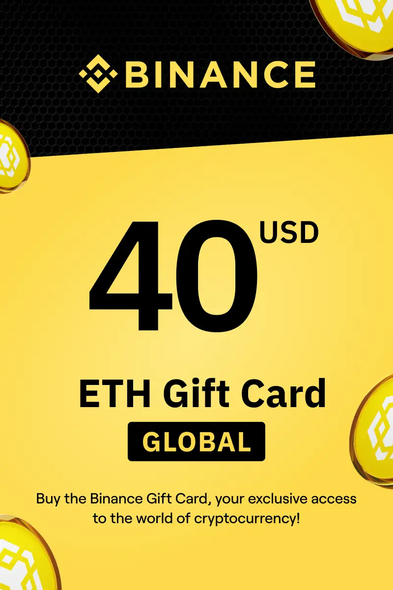 Binance (ETH) 40 USD Gift Card (Global) - Digital Key