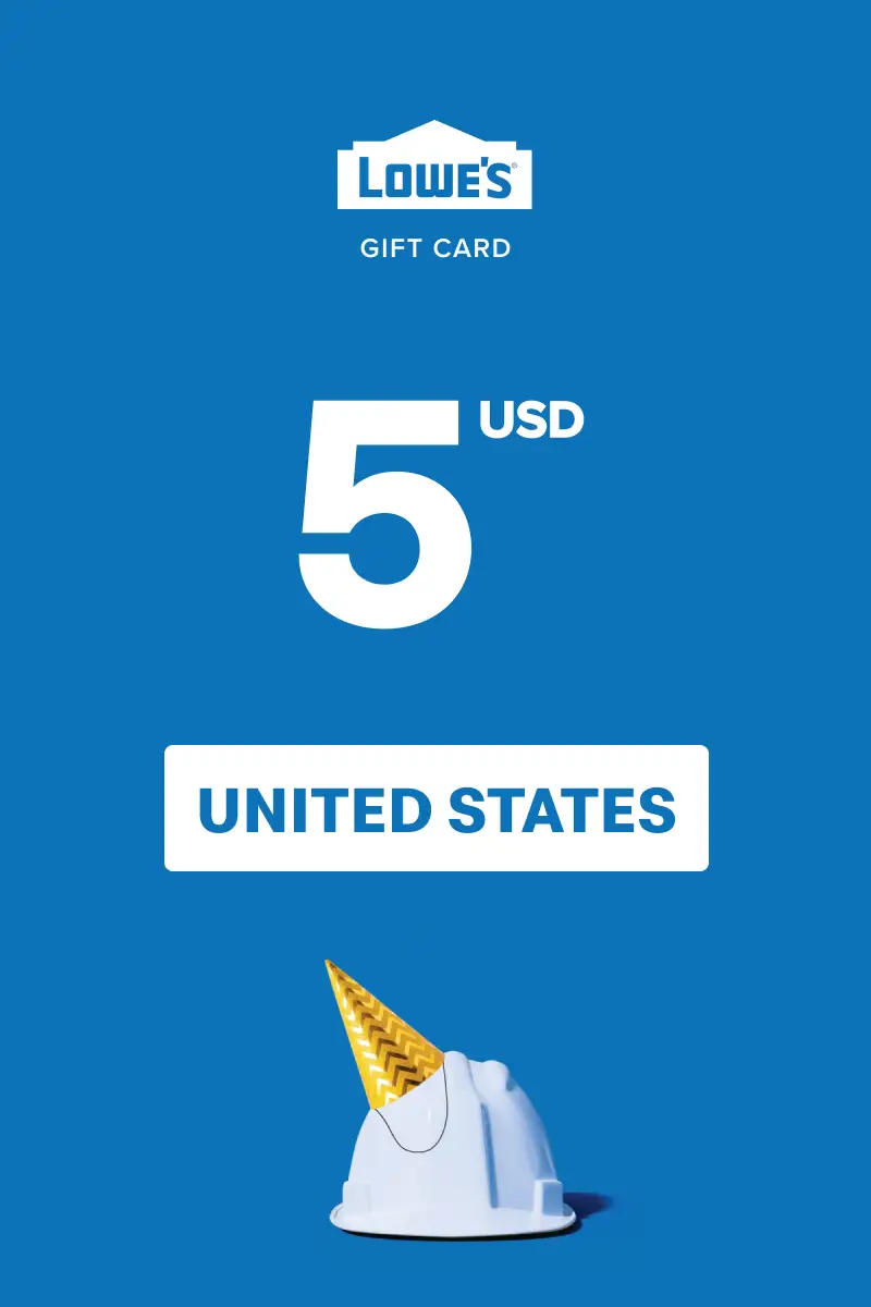 Lowe's 5 USD Gift Card (United States) - Digital Key