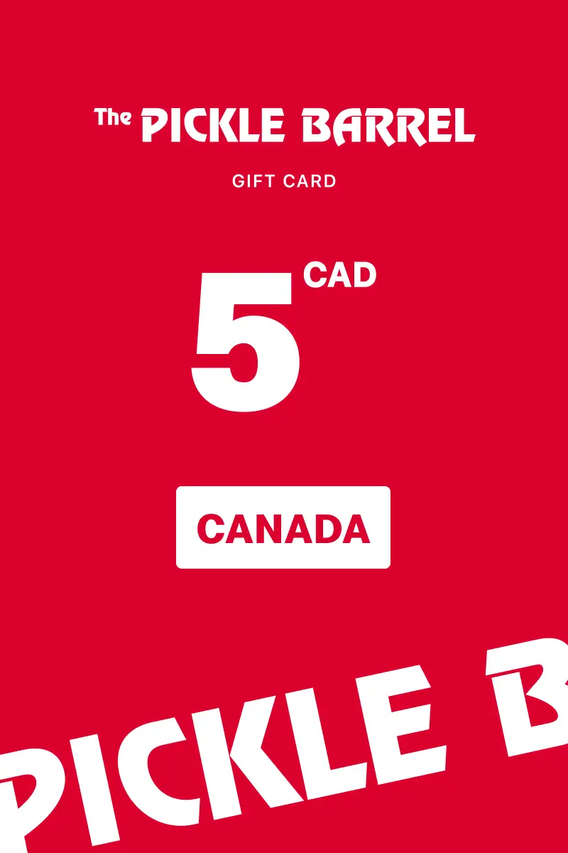 The Pickle Barrel 5 CAD Gift Card (Canada) - Digital Key
