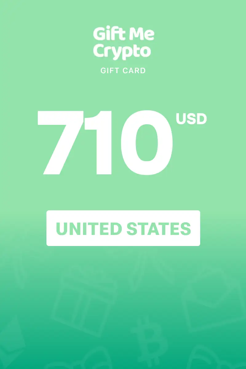 Gift Me Crypto 710 USD Gift Card (United States) - Digital Key