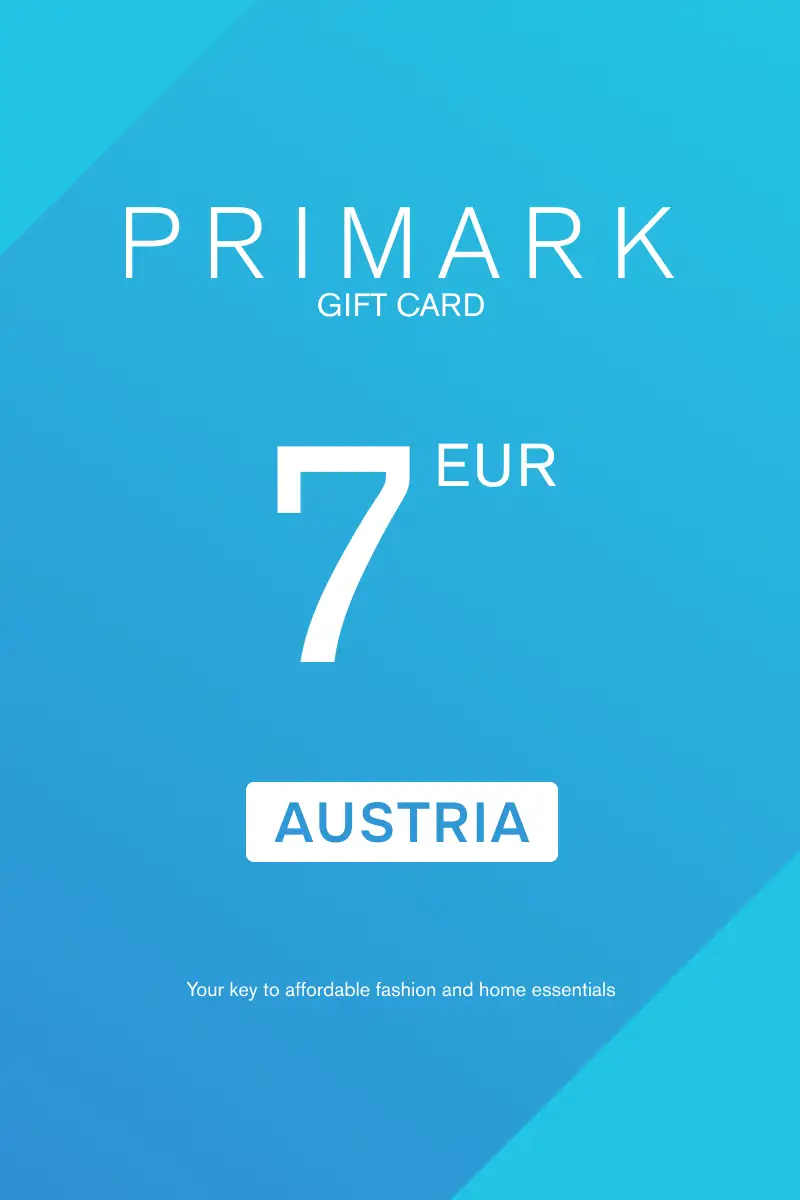 Primark 7 EUR Gift Card (Austria) - Digital Key