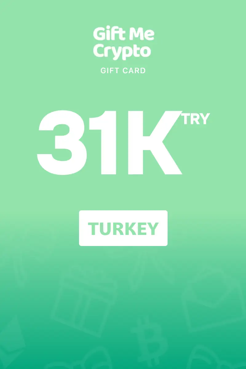 Gift Me Crypto 31000 TRY Gift Card (Turkey) - Digital Key