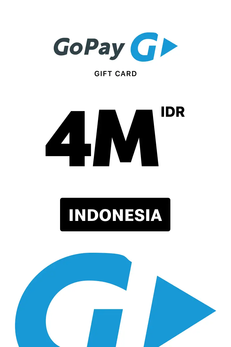 GoPay 4000000 IDR Gift Card (Indonesia) - Digital Key