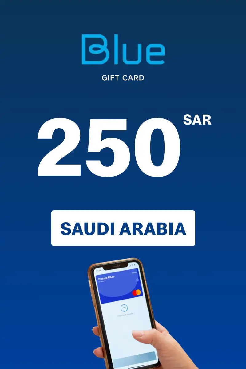 Blue Prepaid 250 SAR Gift Card (Saudi Arabia) - Digital Key