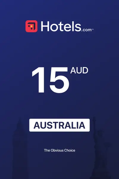 Hotels.com 15 AUD Gift Card (Australia) - Digital Key