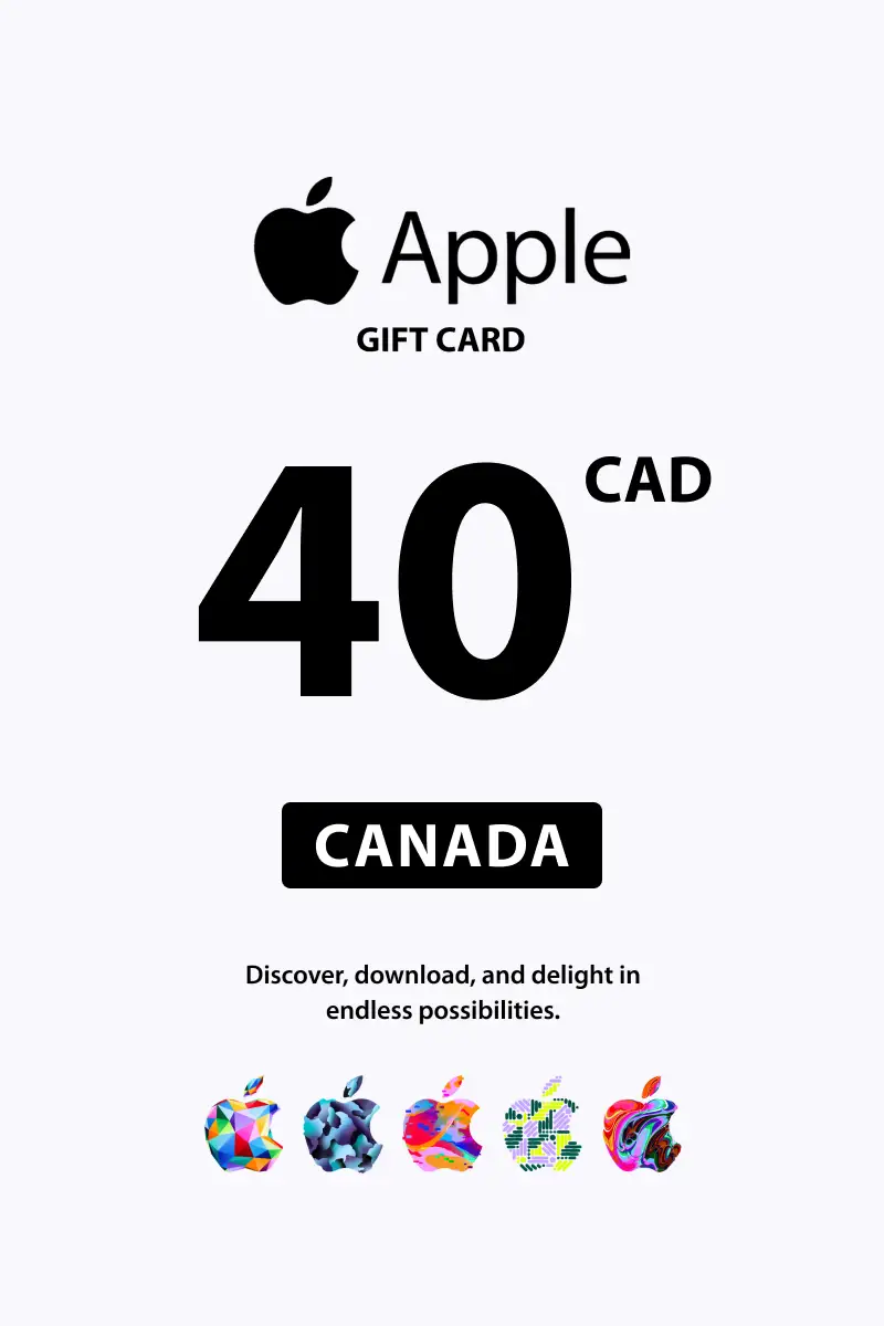 Apple 40 CAD Gift Card (Canada) - Digital Key