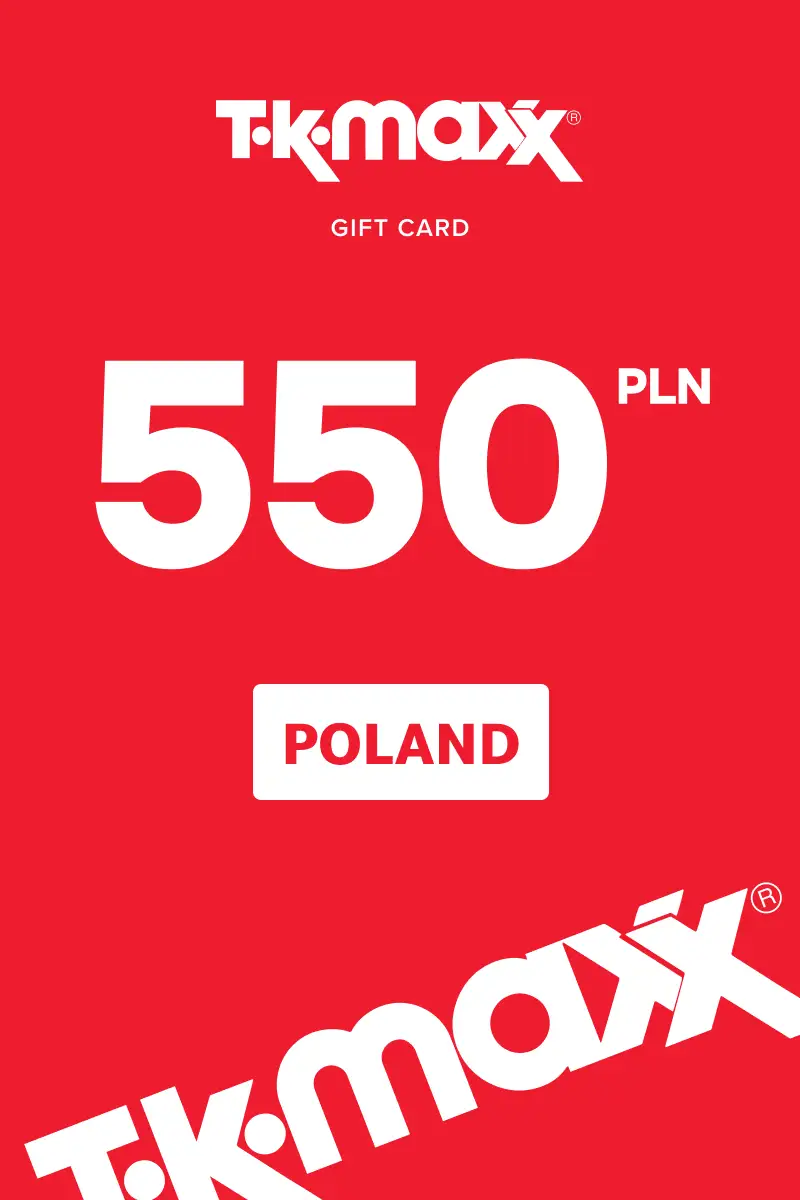 TK Maxx 550 PLN Gift Card (Poland) - Digital Key