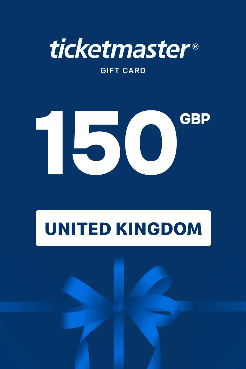 Ticketmaster 150 GBP Gift Card (United Kingdom) - Digital Key