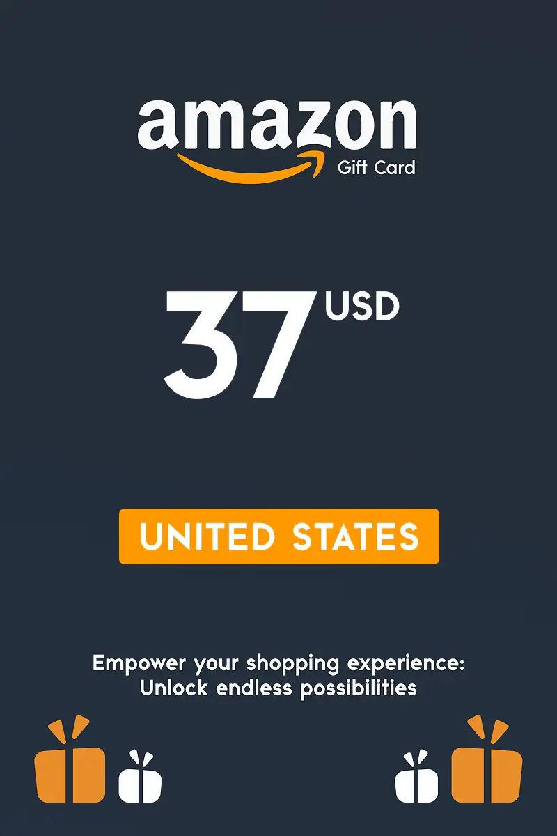 Amazon 37 USD Gift Card (United States) - Digital Key