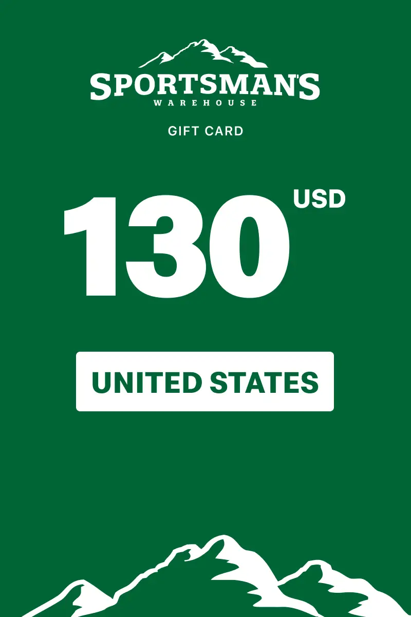 Sportsman's Warehouse 130 USD Gift Card (United States) - Digital Key