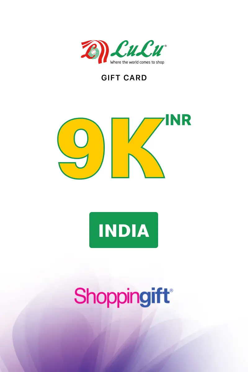 Lulu Hypermarket 9000 INR Gift Card (India) - Digital Key