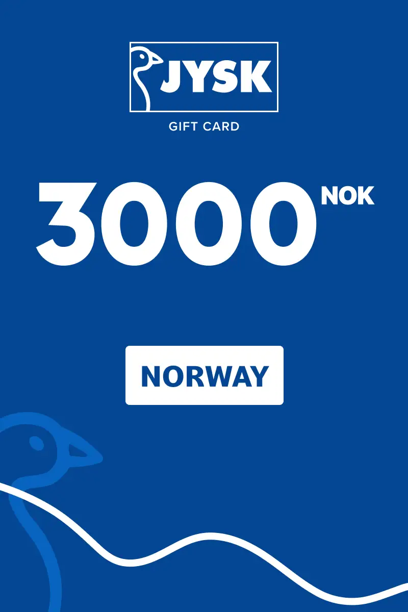 JYSK 3000 NOK Gift Card (Norway) - Digital Key