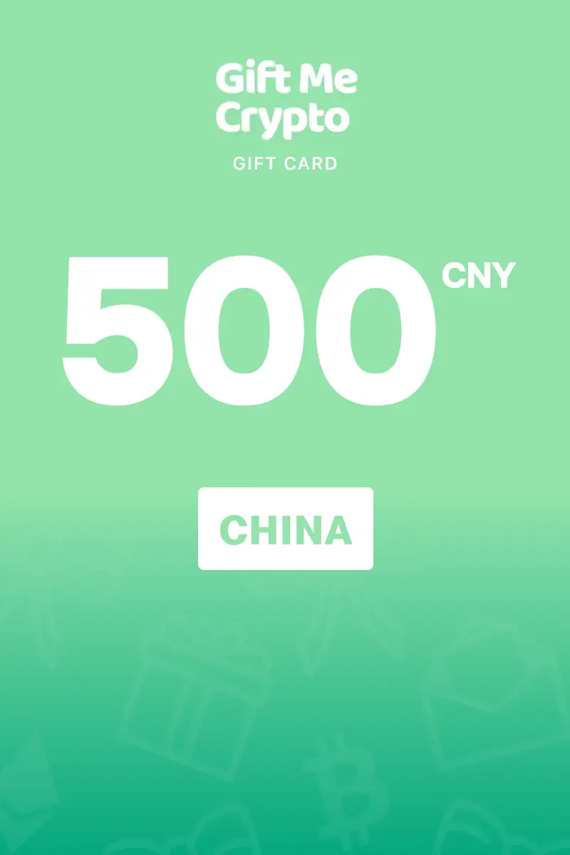 Gift Me Crypto 500 CNY Gift Card (China) - Digital Key