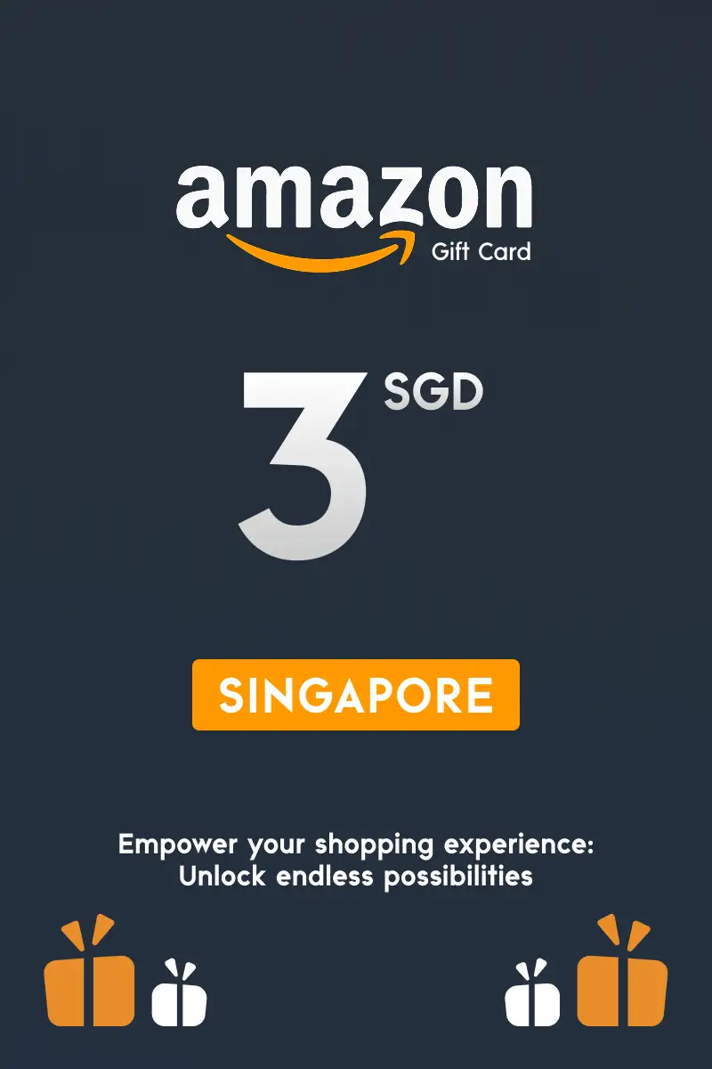 Amazon 3 SGD Gift Card (Singapore) - Digital Key