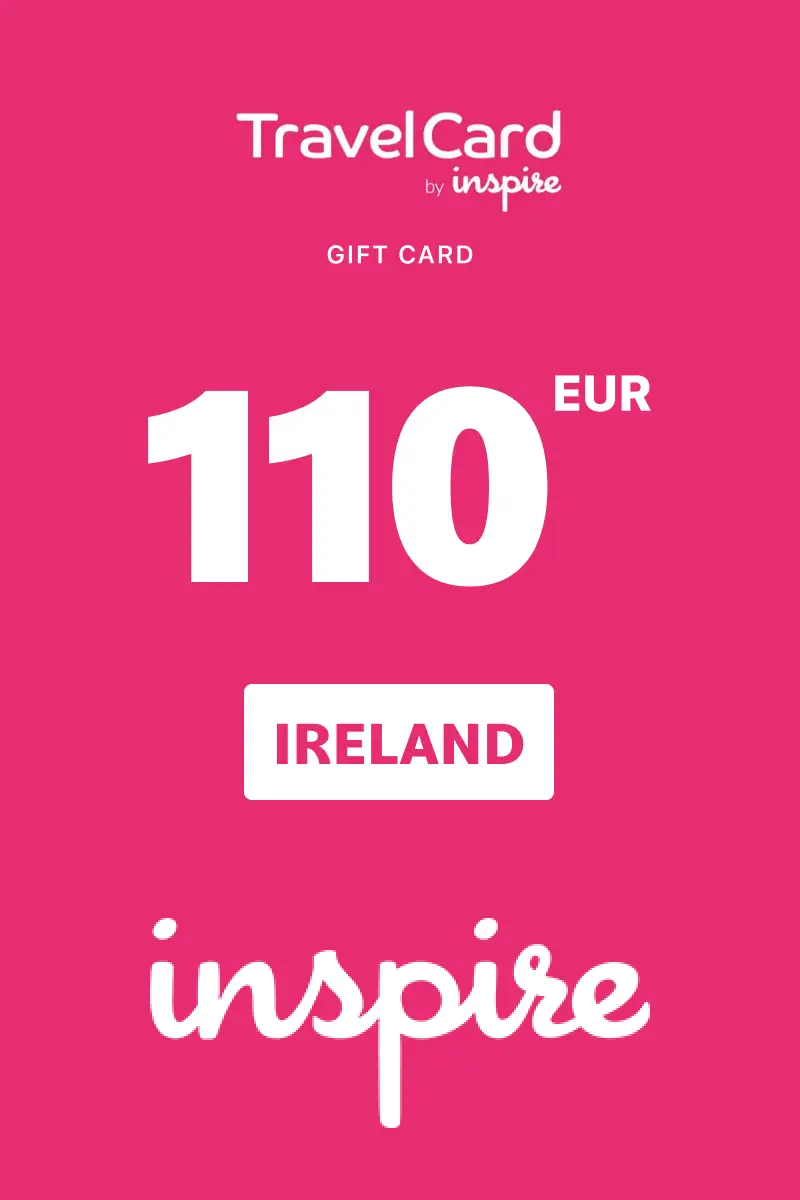 TravelCard by Inspire 110 EUR Gift Card (Ireland) - Digital Key
