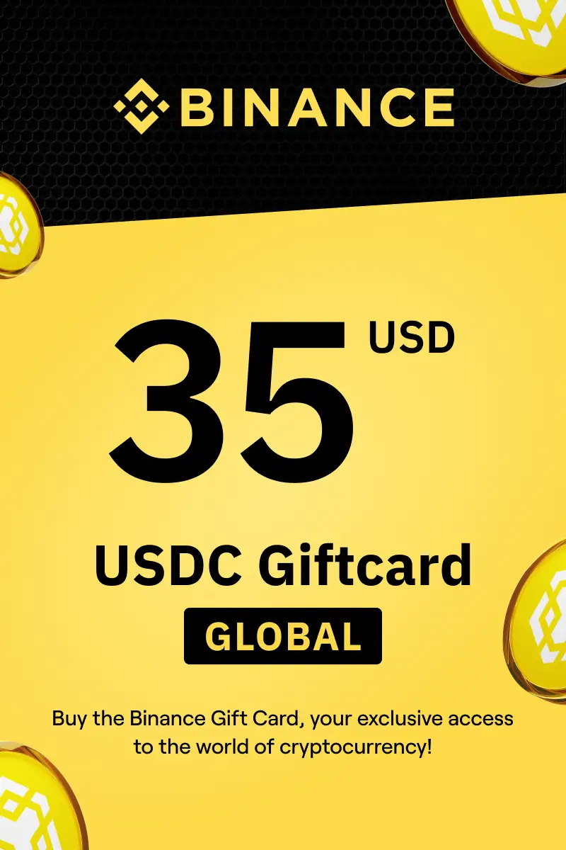 Binance (USDC) 35 USD Gift Card (Global) - Digital Key