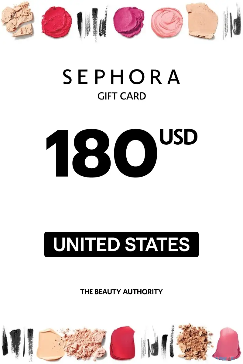 Sephora 180 USD Gift Card (United States) - Digital Key
