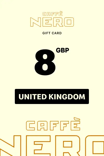 Caffè Nero 8 GBP Gift Card (United Kingdom) - Digital Key
