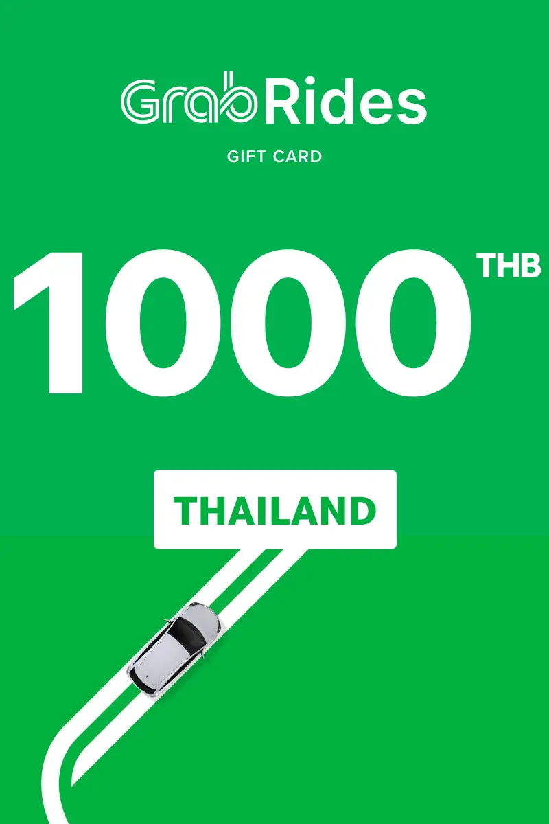 Grab Rides 1000 THB Gift Card (Thailand) - Digital Key