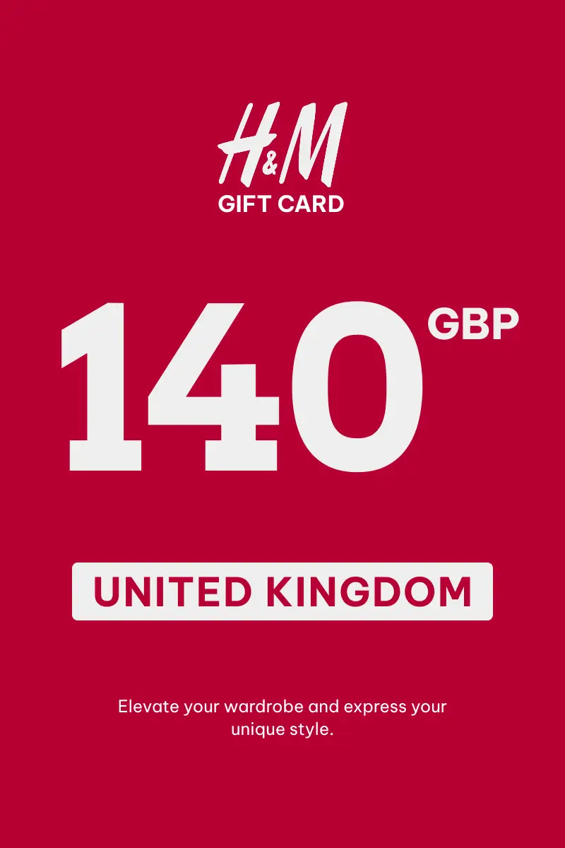 HandM 140 GBP Gift Card (United Kingdom) - Digital Key