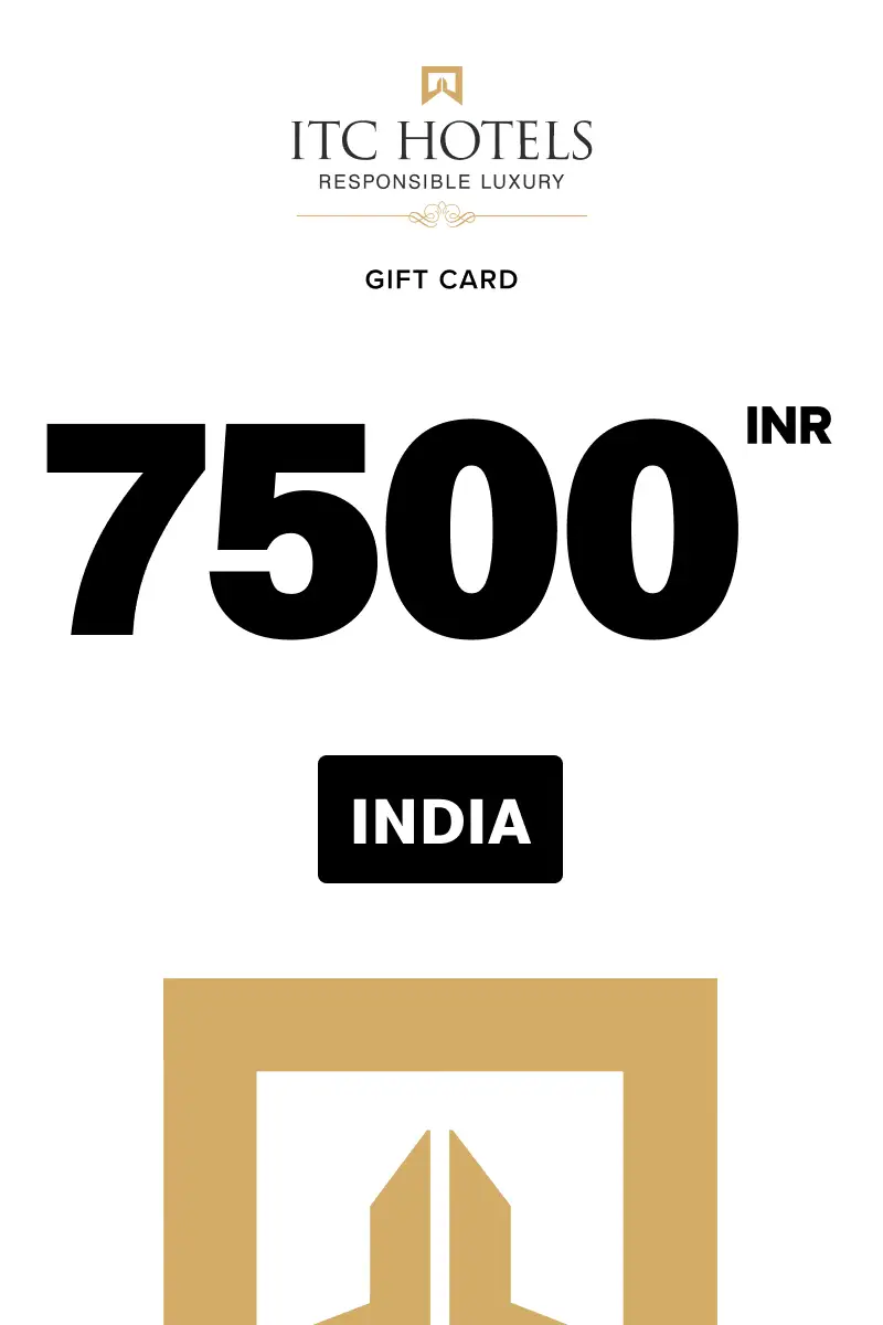 ITC Hotels 7500 INR Gift Card (India) - Digital Key