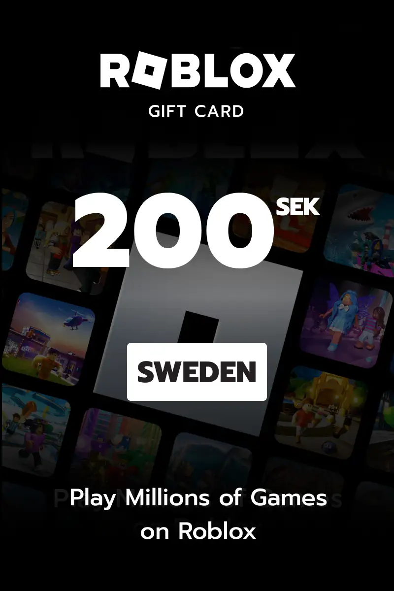 Roblox 200 SEK Gift Card (Sweden) - Digital Key