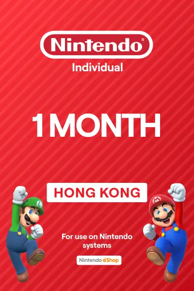 Nintendo Switch Online 1 Month Individual Membership (Hong Kong) - Digital Key