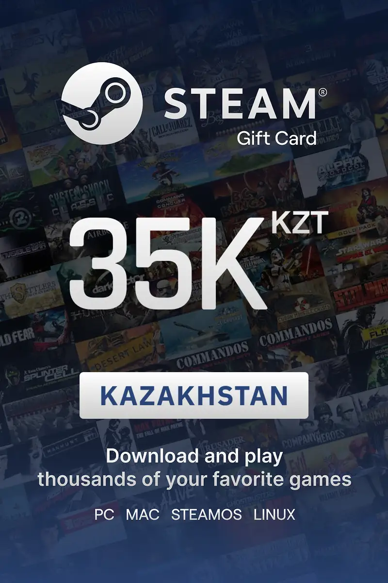 Steam Wallet 35000 KZT Gift Card (Kazakhstan) - Digital Key