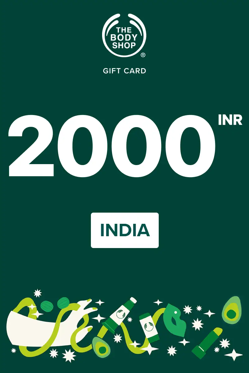 The Body Shop 2000 INR Gift Card (India) - Digital Key