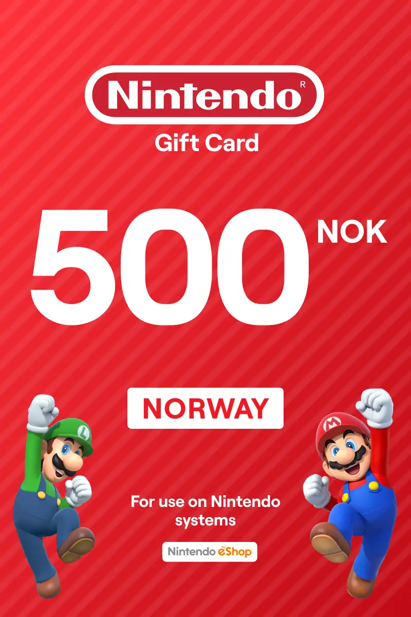 Nintendo eShop 500 NOK Gift Card (Norway) - Digital Key