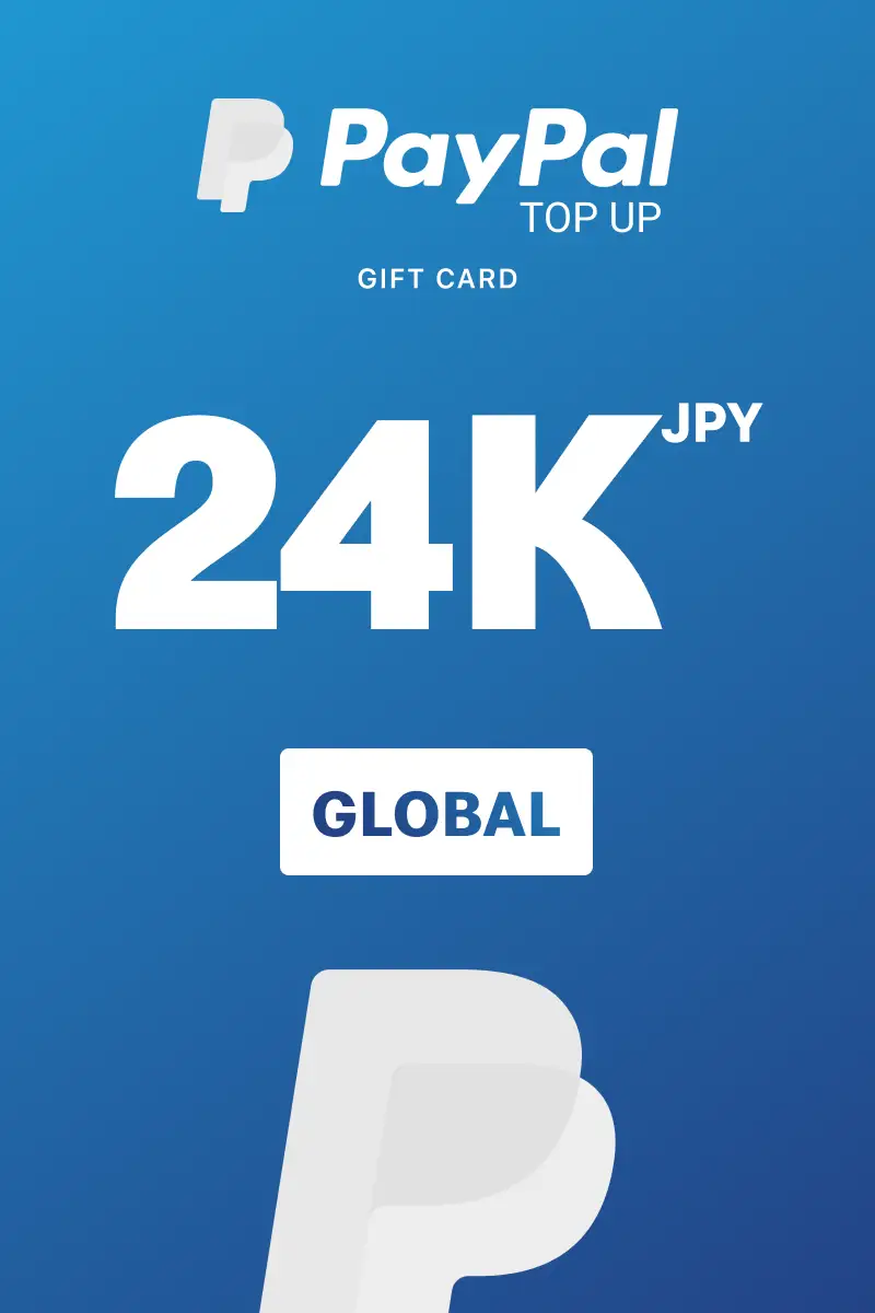 PayPal Instant Top Up 24000 JPY Gift Card (Global) - Digital Key