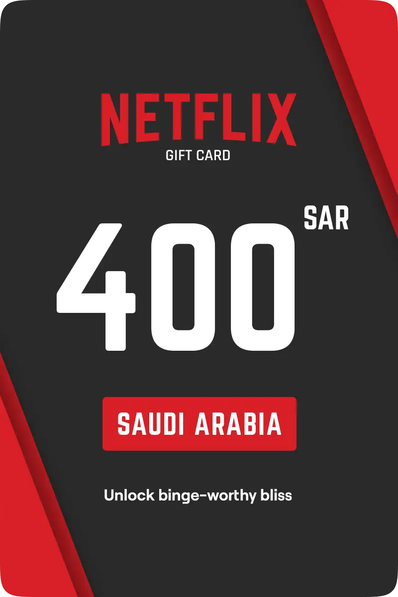 Netflix 400 SAR Gift Card (Saudi Arabia) - Digital Key