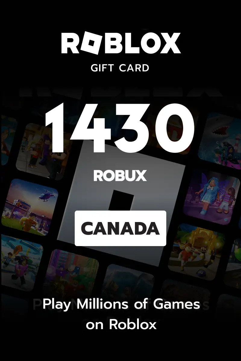 Roblox 1430 Robux (Canada) - Digital Key