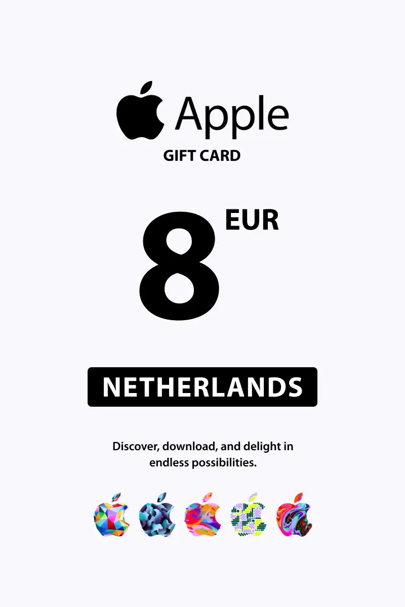 Apple 8 EUR Gift Card (Netherlands) - Digital Key afbeelding 1