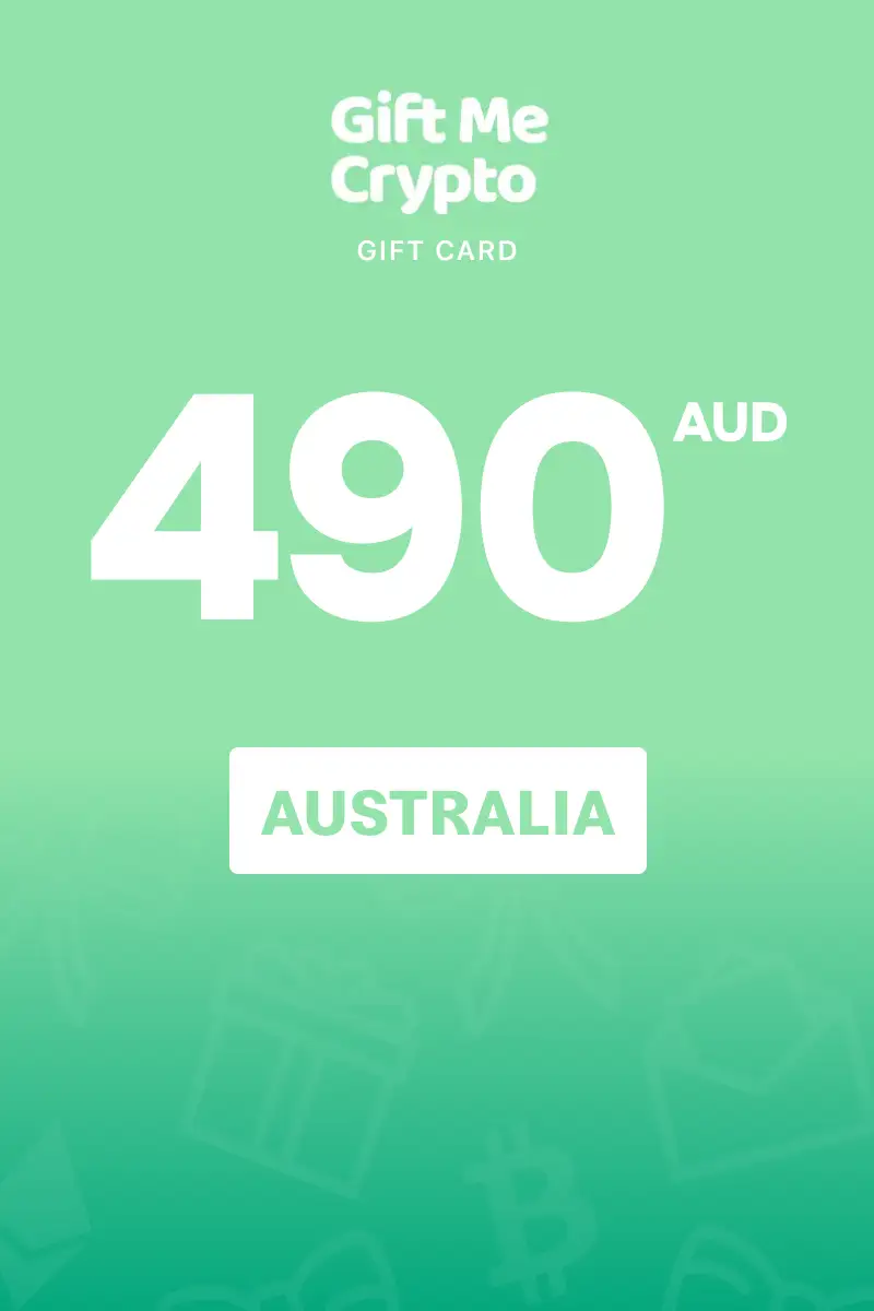 Gift Me Crypto 490 AUD Gift Card (Australia) - Digital Key