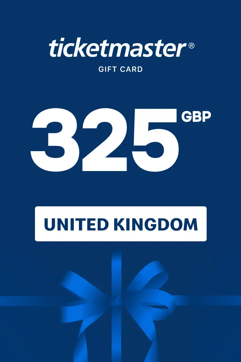 Ticketmaster 325 GBP Gift Card (United Kingdom) - Digital Key