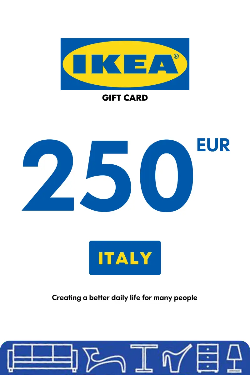 IKEA 250 EUR Gift Card (Italy) - Digital Key