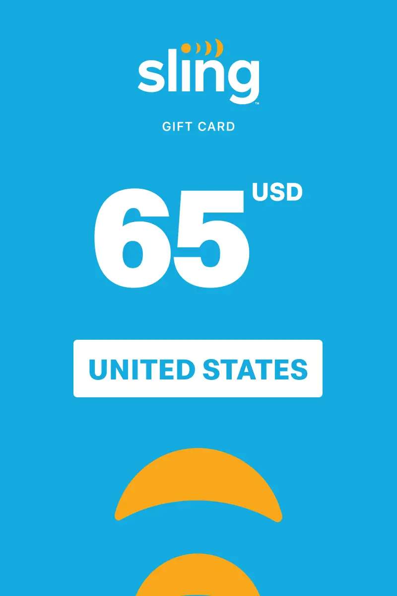 Sling TV 65 USD Gift Card (United States) - Digital Key