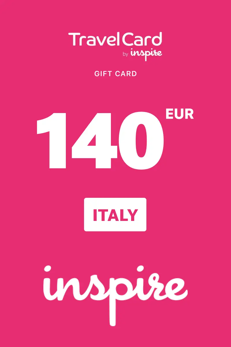 TravelCard by Inspire 140 EUR Gift Card (Italy) - Digital Key