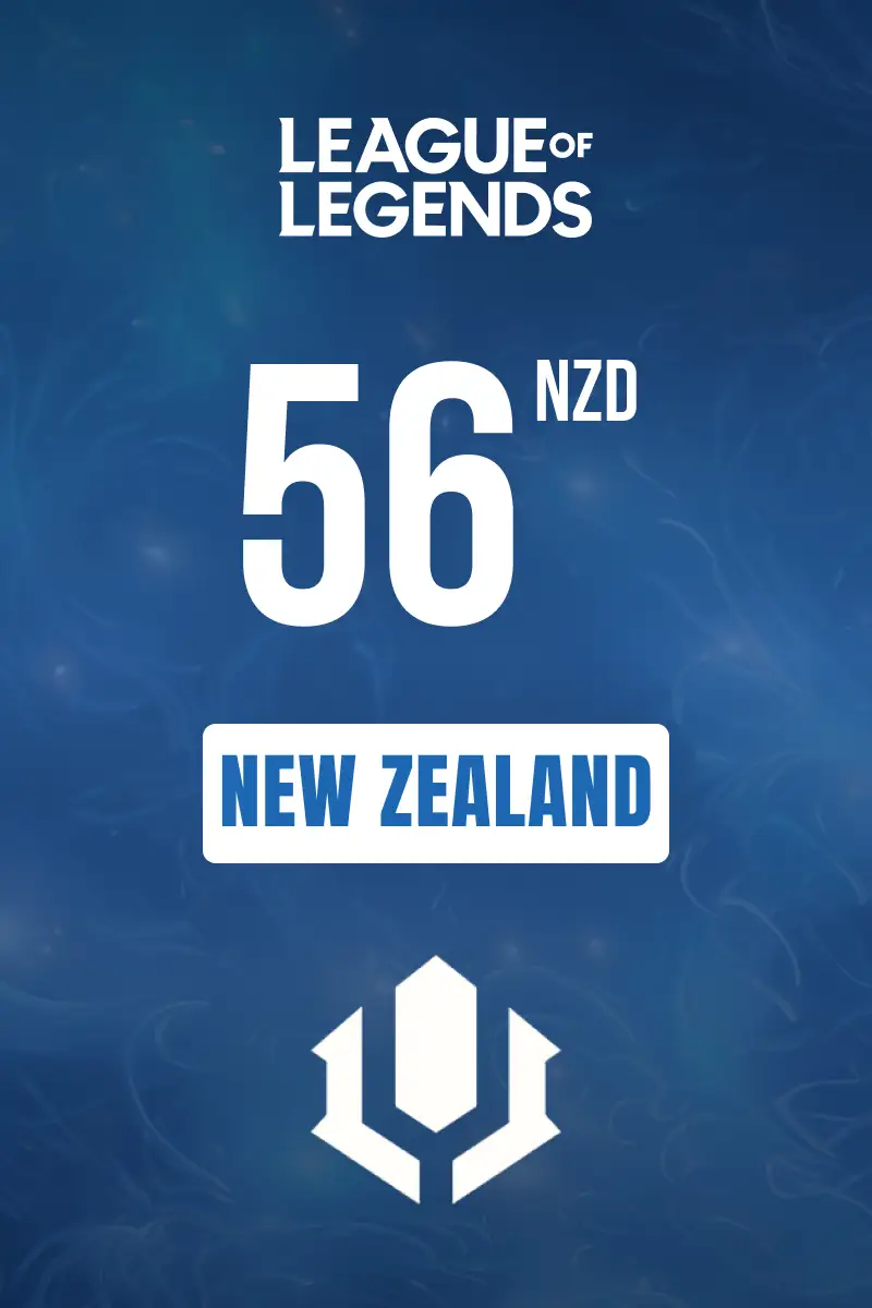 League of Legends 56 NZD Gift Card (New Zealand) - Digital Key