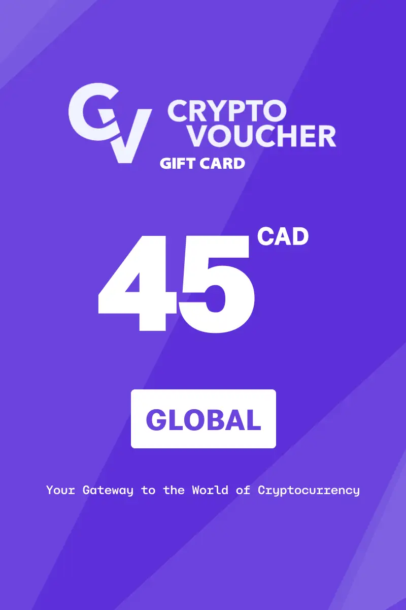 Crypto Voucher 45 CAD Gift Card (Global) - Digital Key