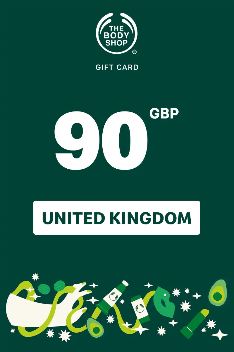 The Body Shop 90 GBP Gift Card (United Kingdom) - Digital Key
