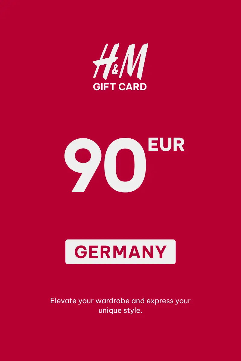 HandM 90 EUR Gift Card (Germany) - Digital Key