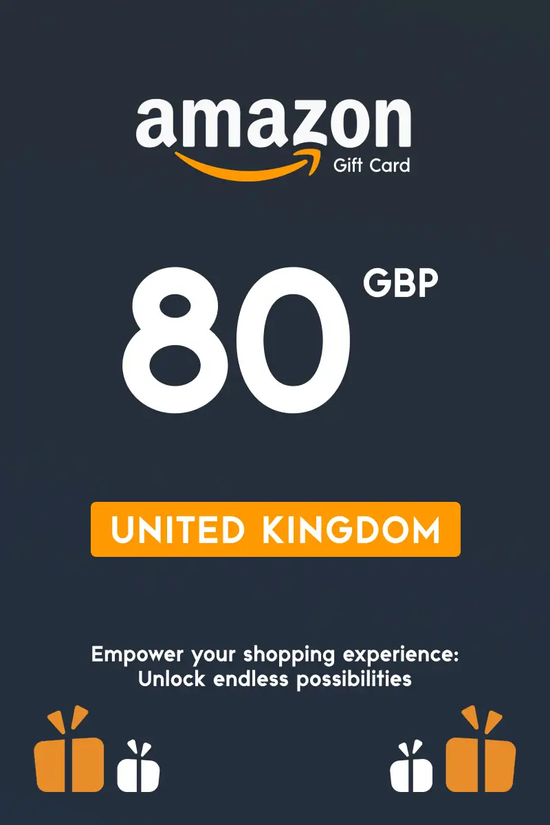 Amazon 80 GBP Gift Card (United Kingdom) - Digital Key